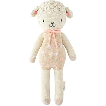 cuddle + kind Pastel Lucy The Lamb Little 13" Hand-Knit Doll – 1 Doll = 10 Meals, Fair Trade, H... | Amazon (US)