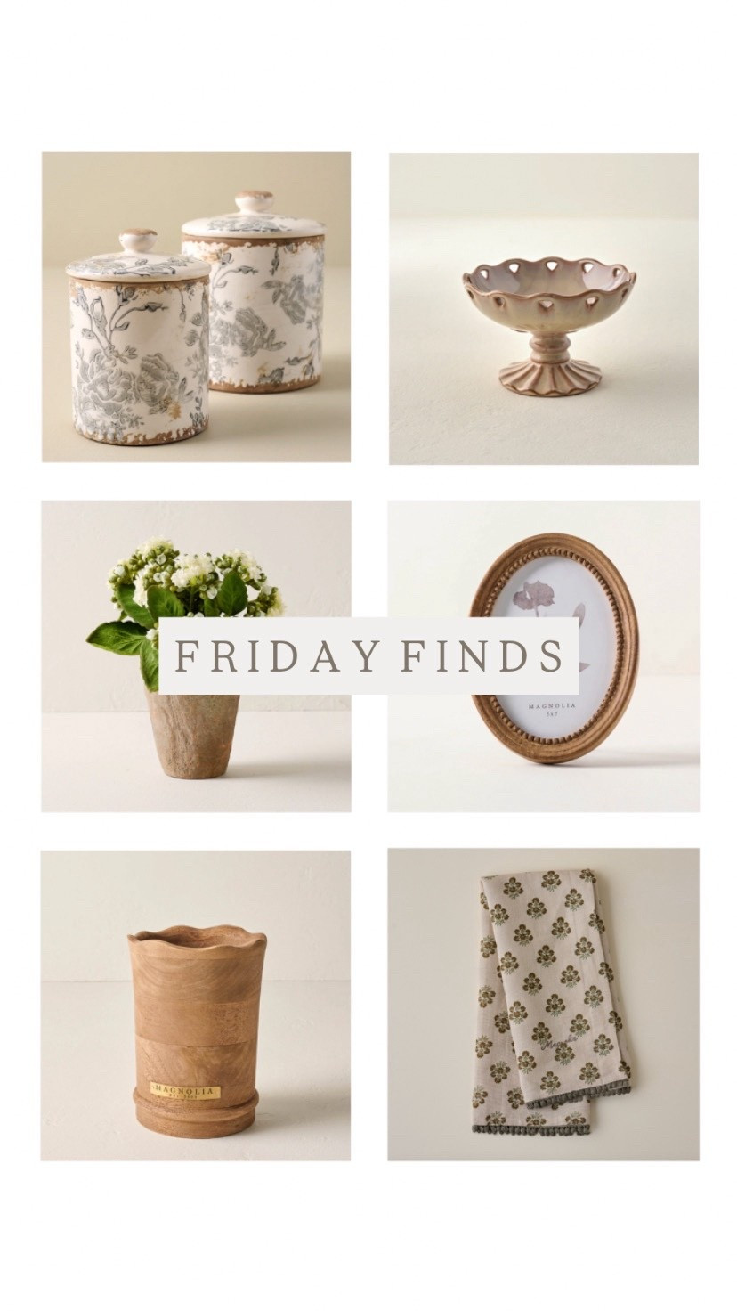 The prettiest details from Magnolia Home #homedecor #decorativeaccents #kitchendecor #canisters #utensilholder #pictureframe #dishtowel #vintageinspired 

#LTKFindsUnder50 #LTKHome