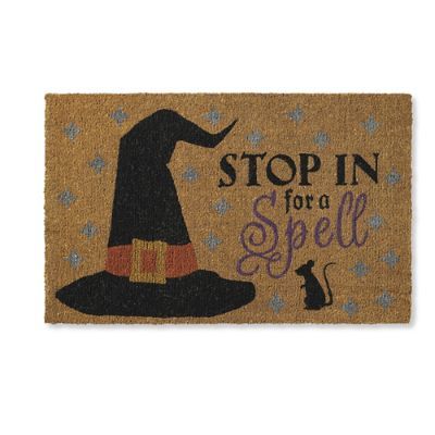 Stop For A Spell Coir Door Mat | Grandin Road | Grandin Road