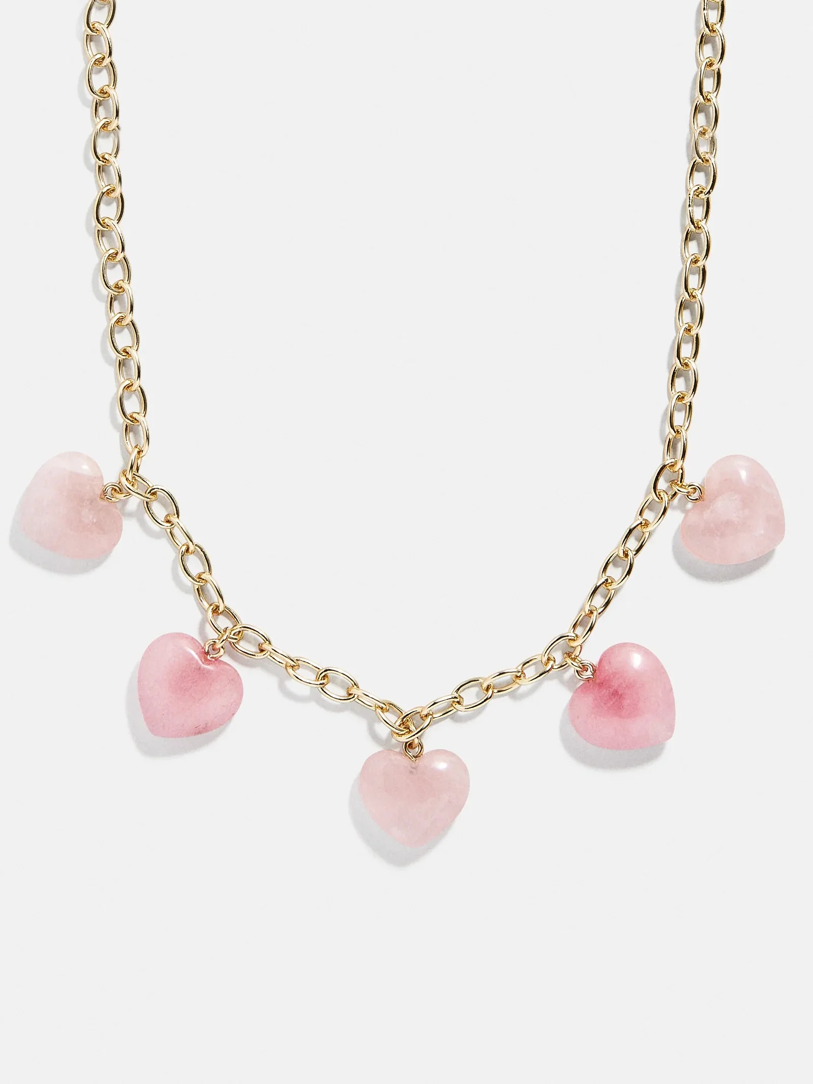 Esme Statement Necklace - Gold/Pink | BaubleBar