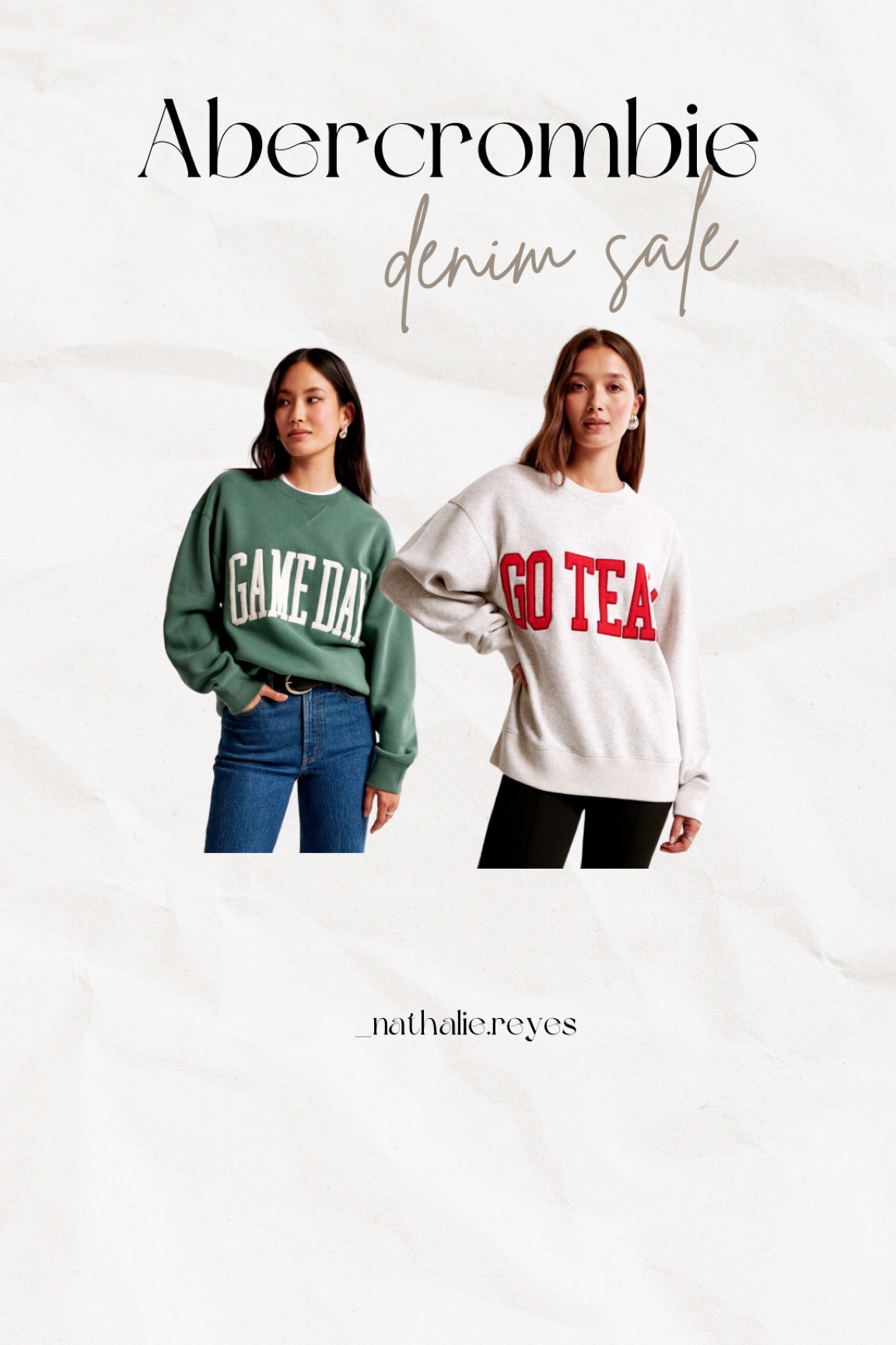 Abercrombie sale✨🏈🍂 #footballseason #footballsweatshirt #sweatshirt #sundayfunday

#LTKxAF 

#LTKSeasonal #LTKSaleAlert