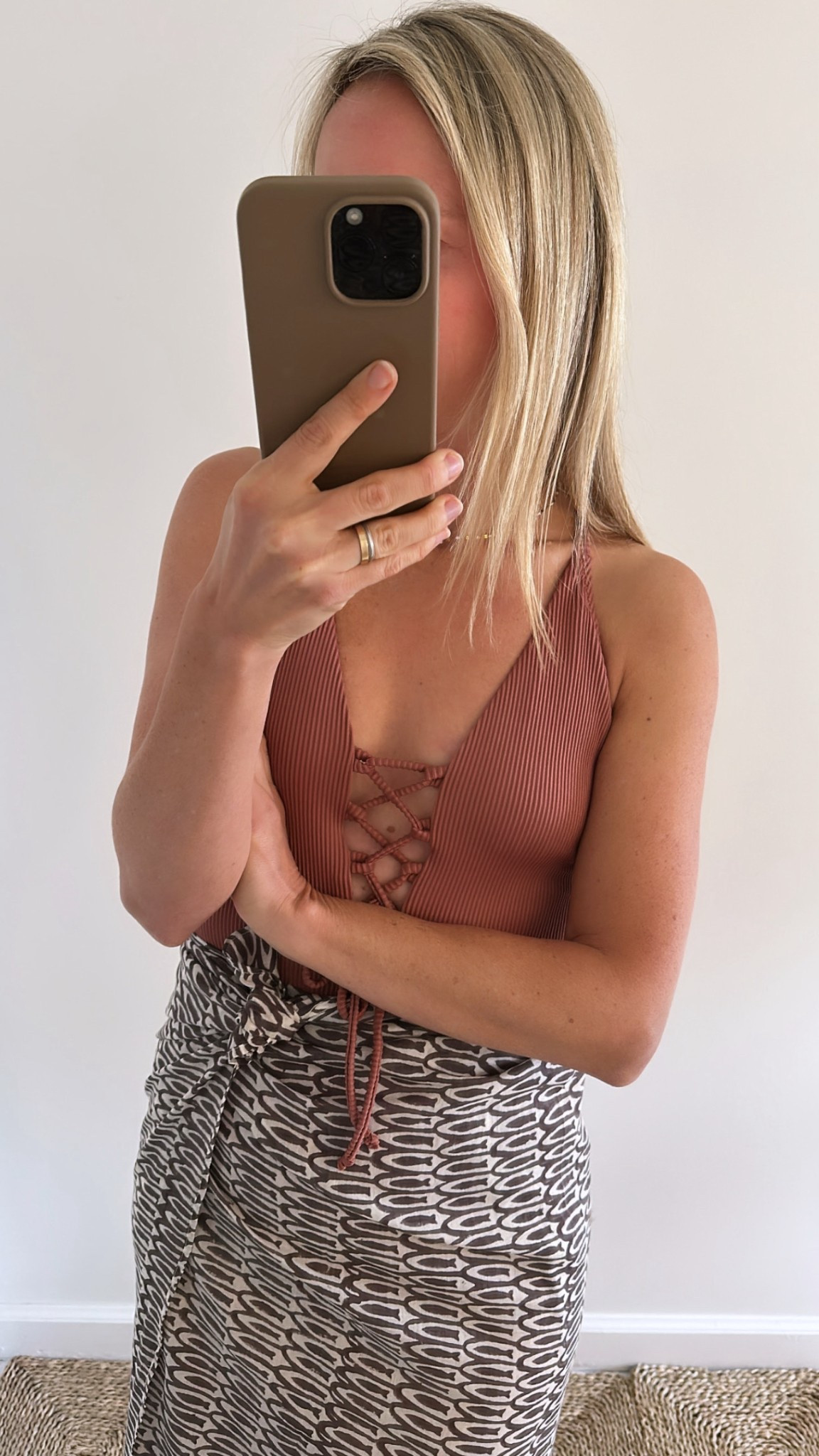 i have these swimsuit in 2 colors now— it’s my most comfortable suit! great for long torsos. wearing a small. sarong is 15% off your first order with code FIRST15 🤎 

#LTKFindsUnder50 #LTKSwim #LTKSummerEdit