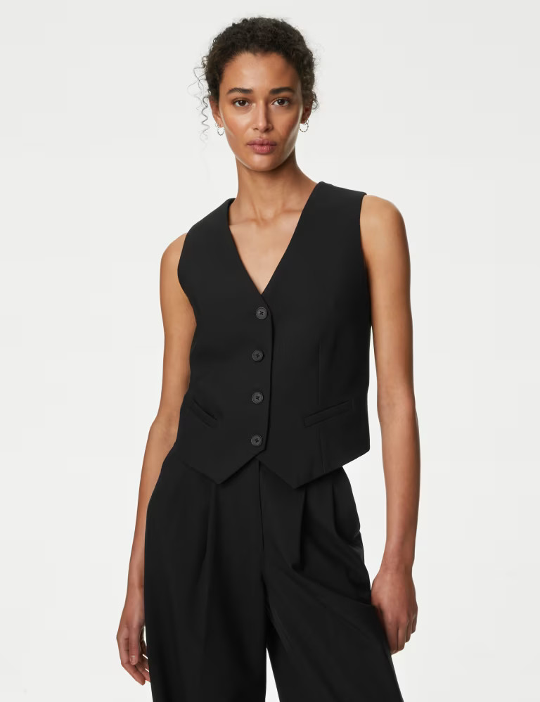 Tailored Single Breasted Waistcoat | Marks & Spencer (UK)