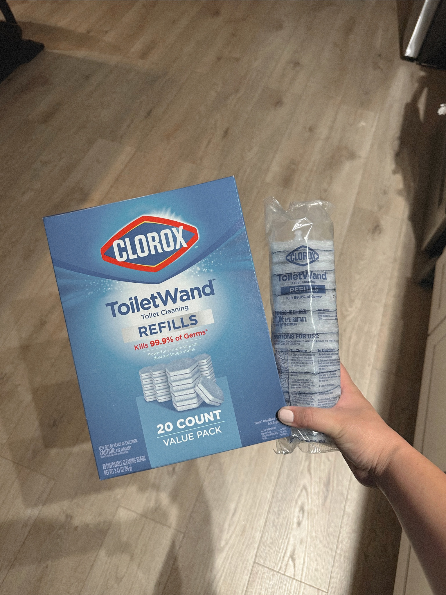 CLEANING TIME 
I absolutely love this for cleaning the bathroom. Instead of having a bristles brush to use over & over. I use these, pop one on the handle and dispose of it afterwards. 🧻🧼🧹

#LTKhome #LTKfamily #LTKGiftGuide