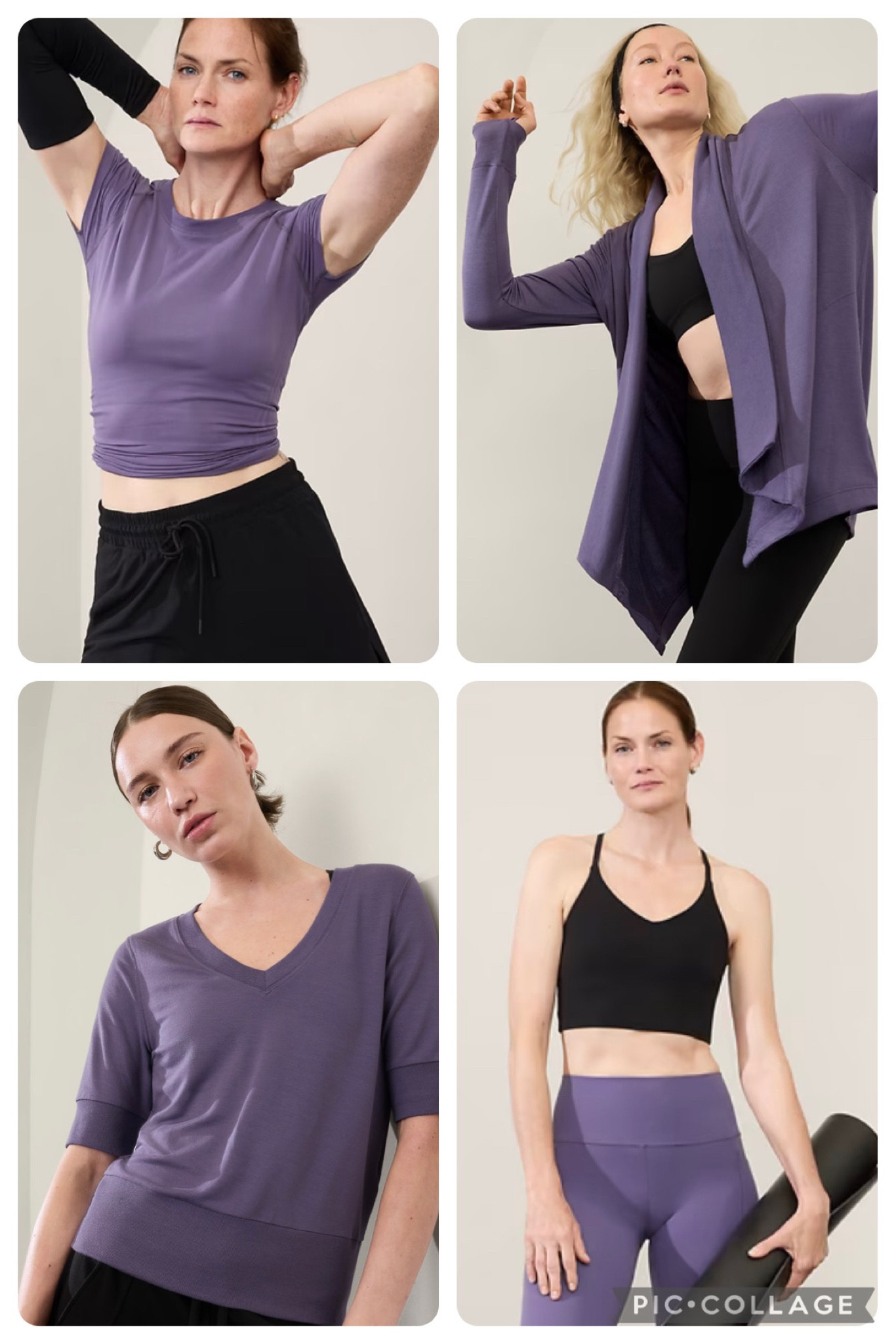 “Amethyst” at Athleta is in the smoked grape family of colors.

#hocsummer #coolsummer #lightsummer #truesummer #softsummer #pastelsummer #darksummer #brownsummer #sweetpeasummer #summerpalette #summerfinds