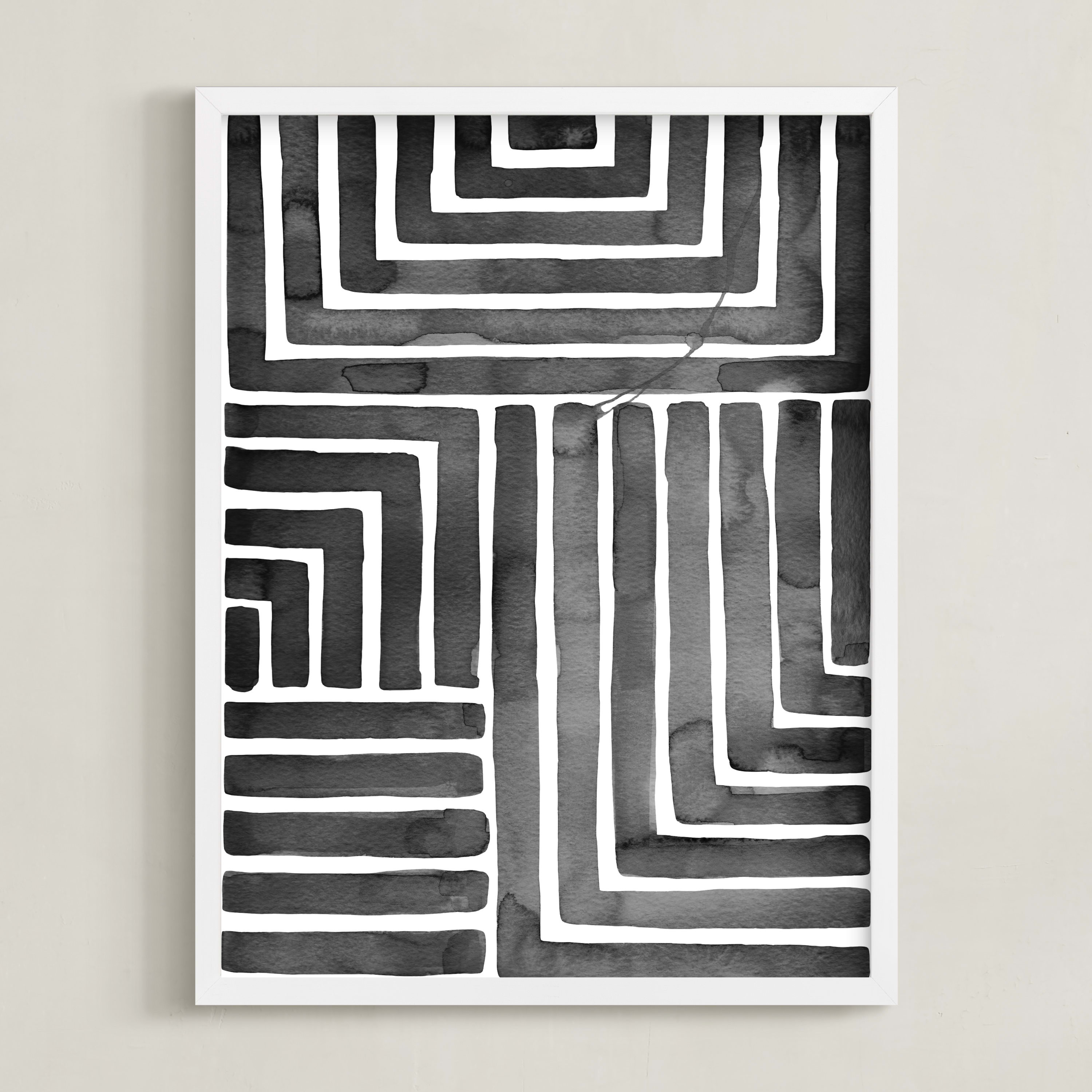 "Hard & Soft" - Graphic Limited Edition Art Print by Kristine Sarley. | Minted