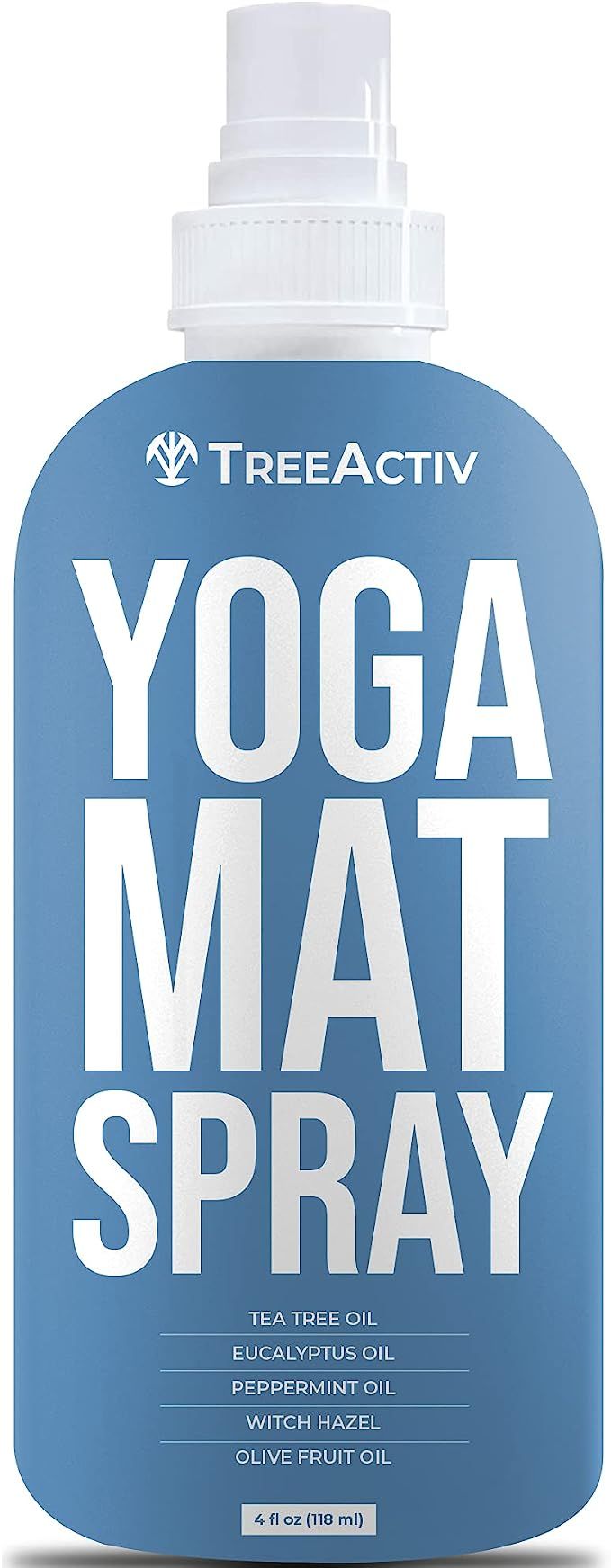 TreeActiv Yoga Mat Spray | Tea Tree Oil & Witch Hazel Mist for Exercise Accessories | Aromatherap... | Amazon (US)