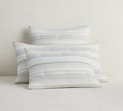 Clayton Striped Comforter Sham | Pottery Barn (US)