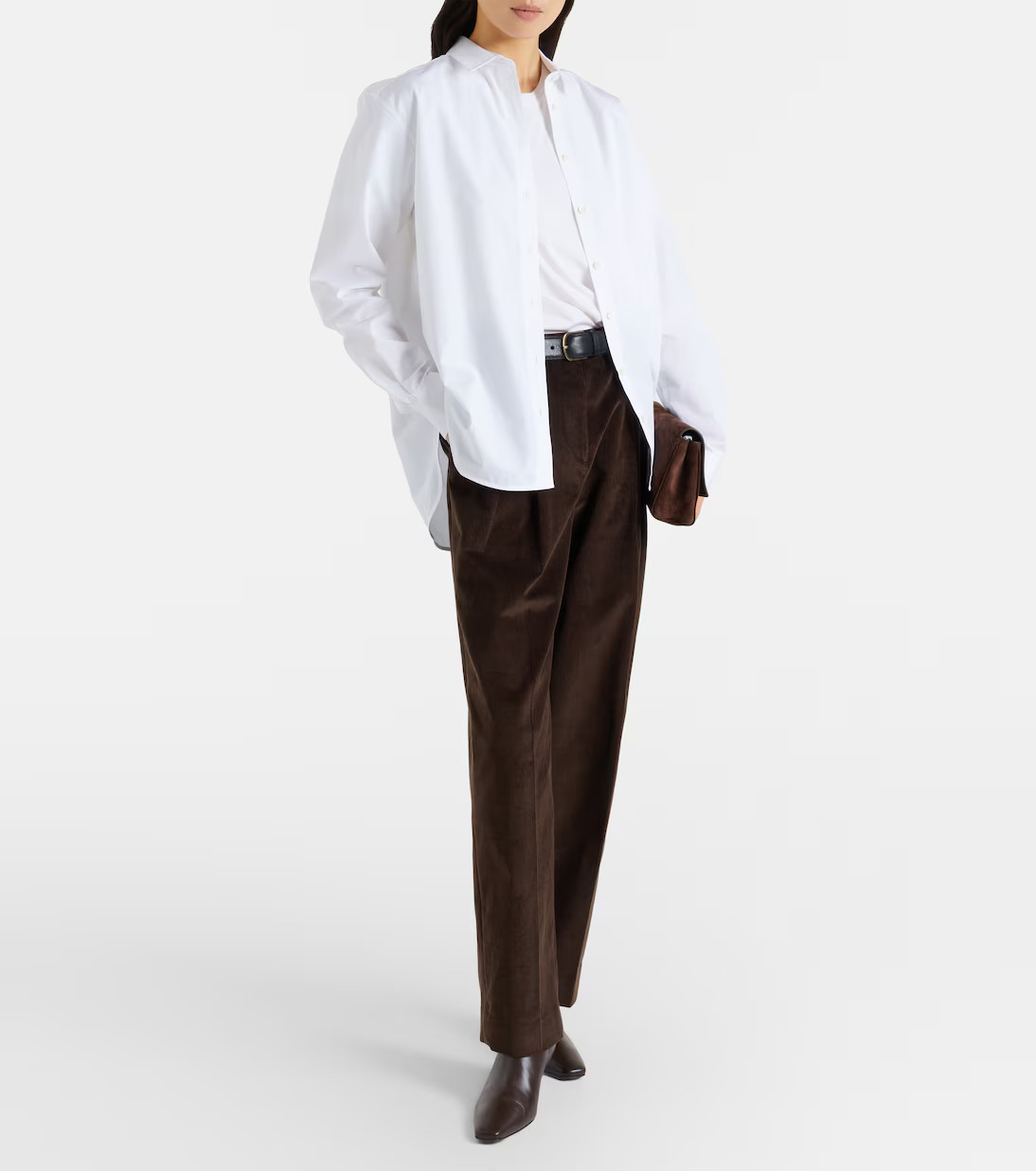 Cotton corduroy wide-leg pants | Mytheresa (US/CA)