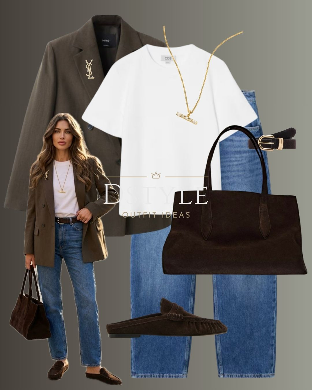 This oversized blazer paired with a crisp COS tee and suede accessories is my go-to for a polished weekend look or a casual office day. The suede loafers and matching tote add that perfect textural contrast to classic denim. 

 

#LTKootd #LTKOver40 #LTKWorkwear