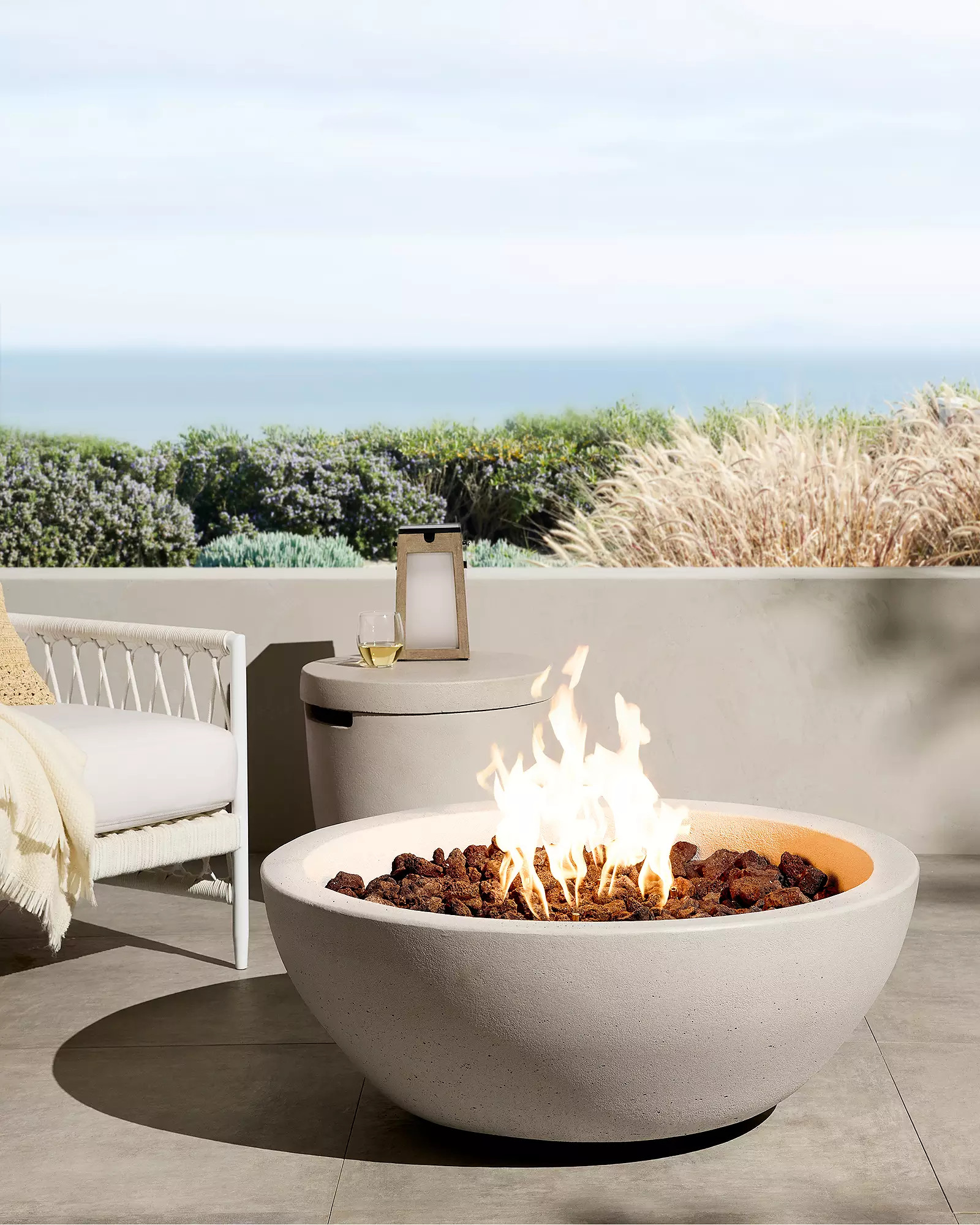 Round Fire Bowl | Serena and Lily
