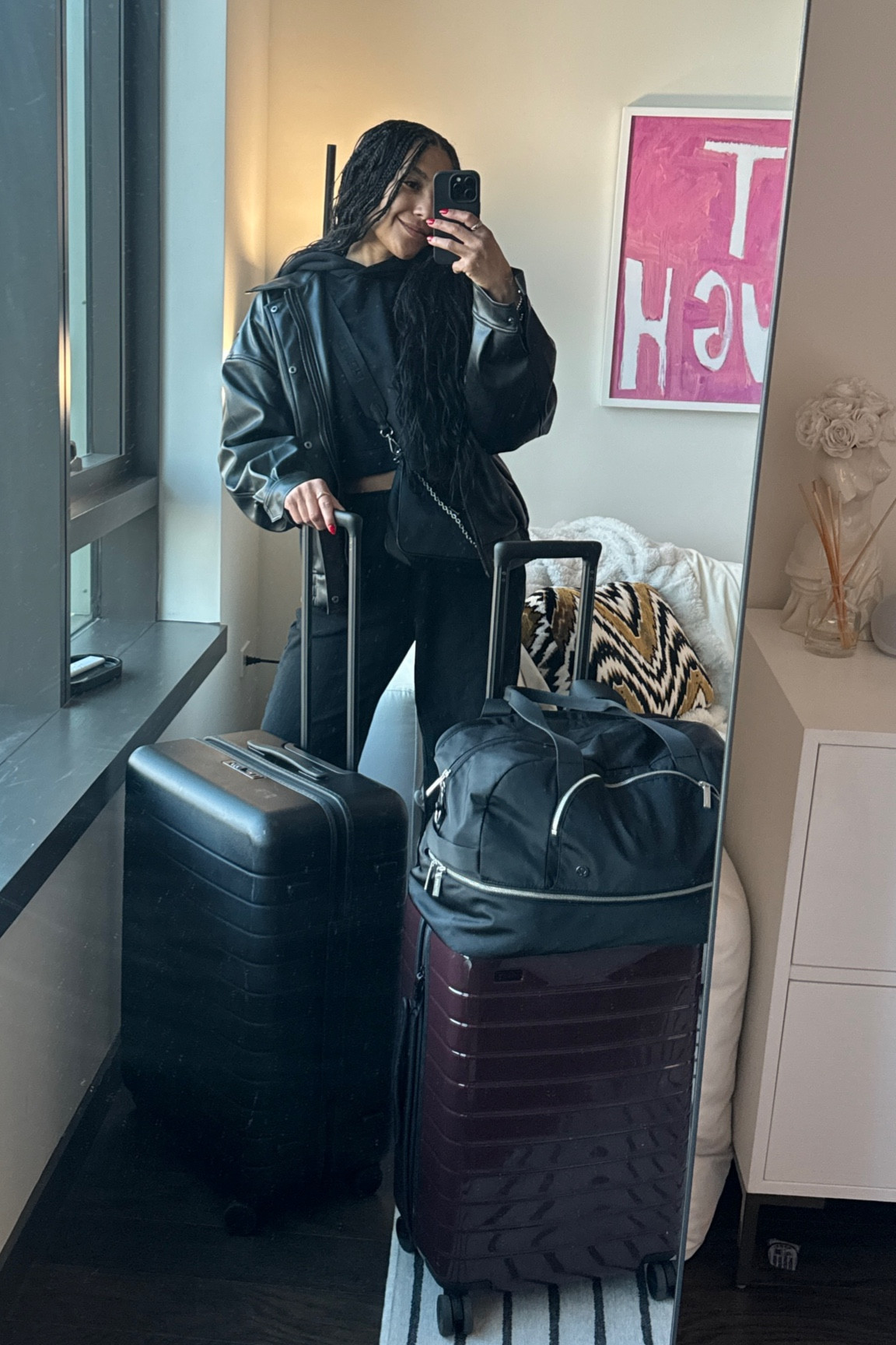 all my travel essentials & favorite travel fit