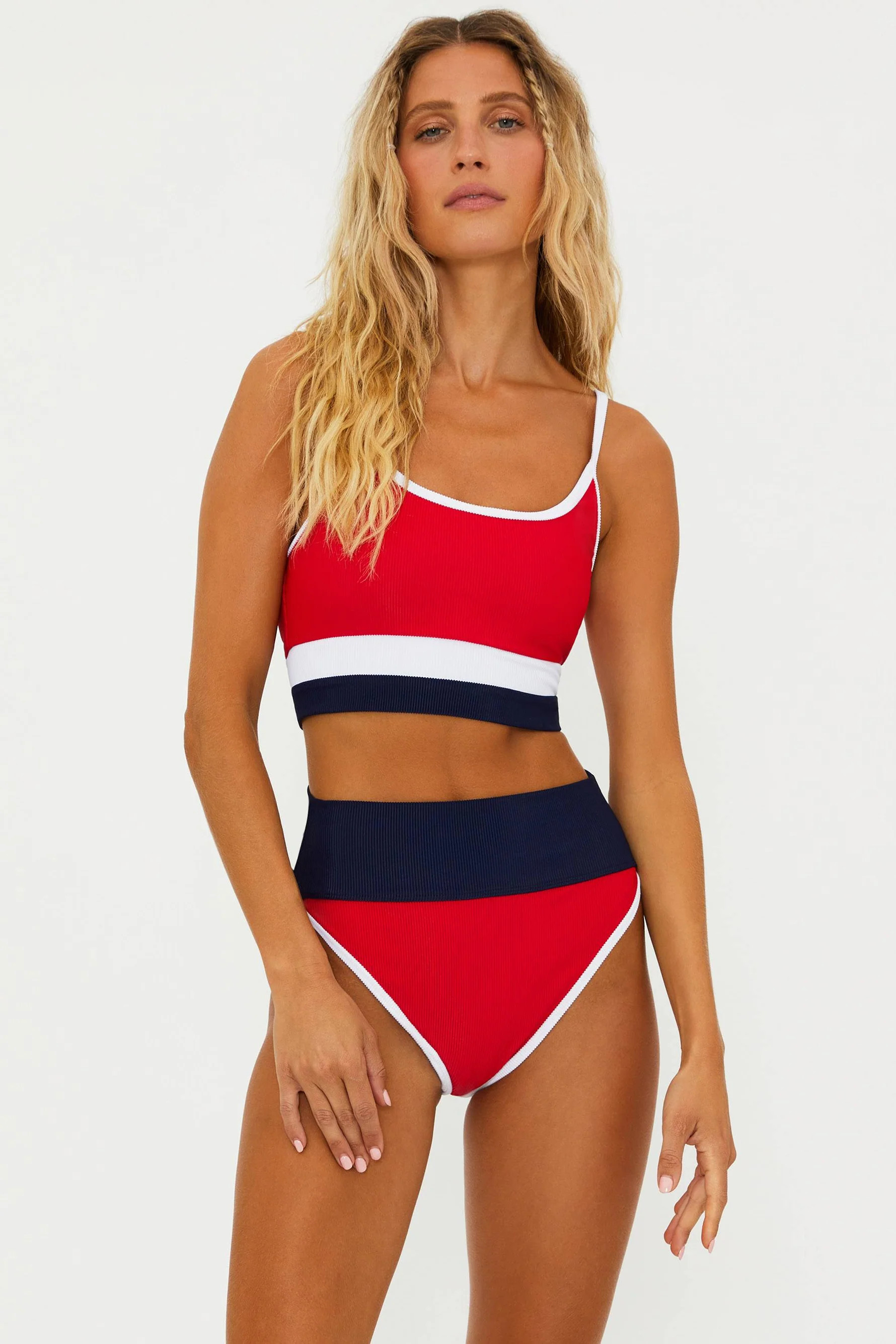 EMMY BOTTOM AMERICANA COLORBLOCK | Beach Riot