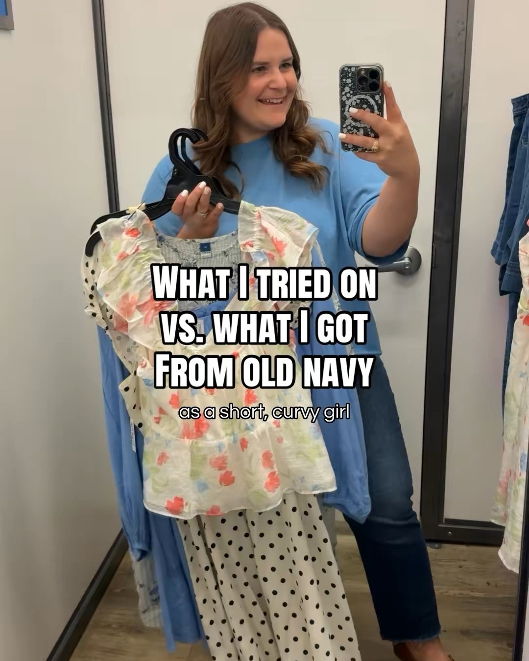 Old navy try on haul. Wearing an xxl in the light blue and purple tshirt. An xl in the light blues purple, and gingham shorts. Got an xl in the green dress. Dresses fit me best in an xl as a size 16. 

#LTKootd #LTKMidsize #LTKPlusSize