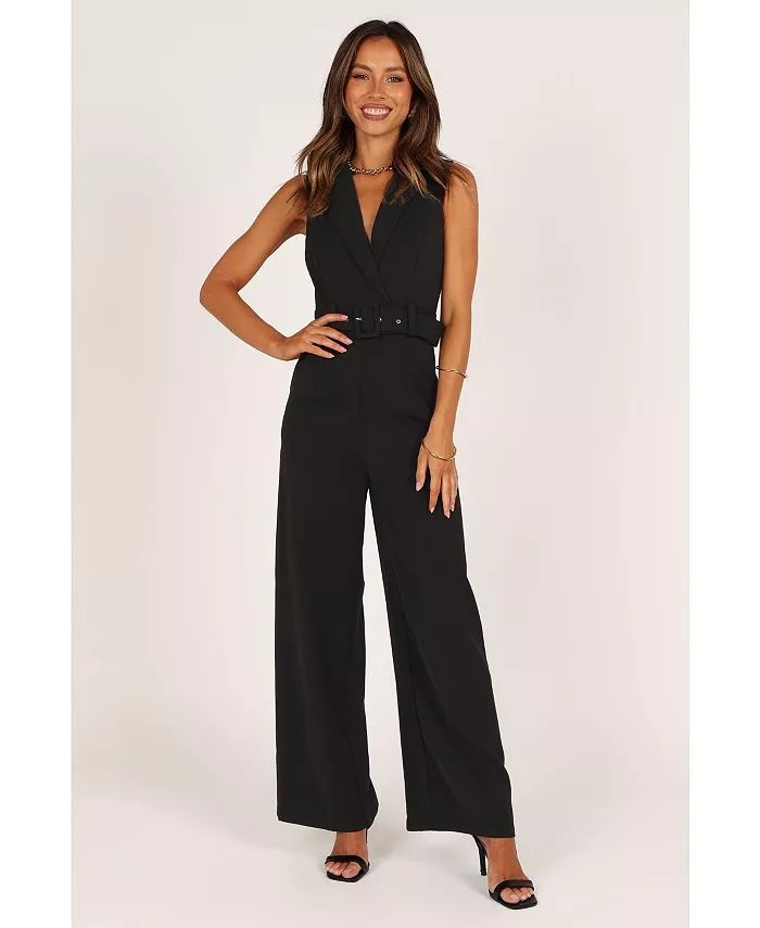 Petal and Pup Womens Sienna Belted Jumpsuit - Macy's | Macys (US)