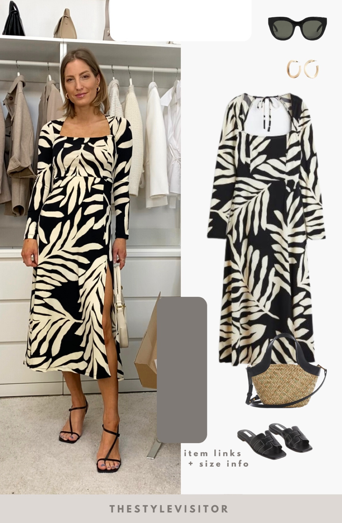 Love this dress! Wearing xs. Fabric is soft, stretchy and falls nicely straight. I added some holiday accessories as I still need to refreshen my own spring wardrobe. Ordered the bag and the wedges so you’ll see them in another reel soon. Read the size guide/size reviews to pick the right size.

Leave a 🖤 to favorite this post and come back later to shop 

#holiday #dress #printed dress #vacation 
 

#LTKstyletip #LTKSeasonal #LTKeurope