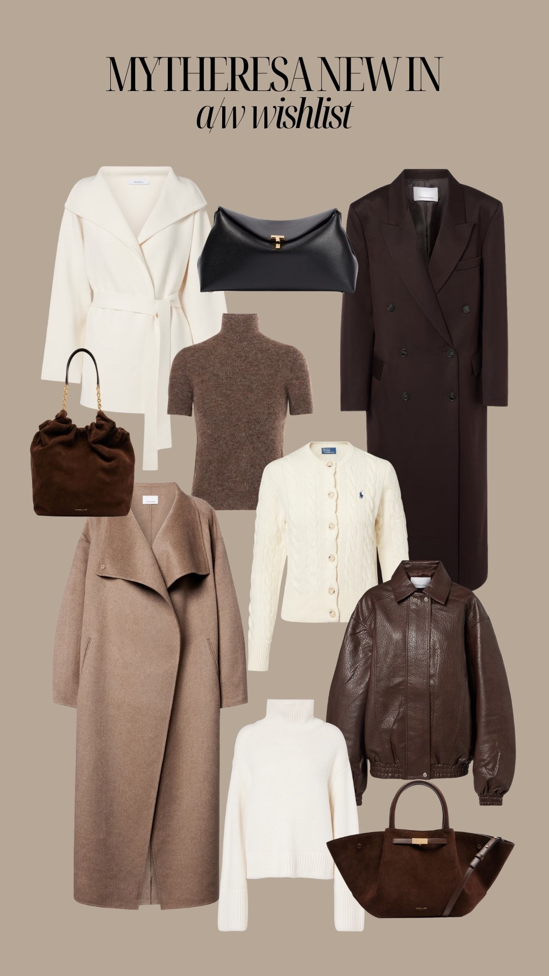 MyTheresa new in wishlist 🤎 

Use the code FIRST10 for 10% off 


#LTKwinter #LTKstyletip #LTKuk