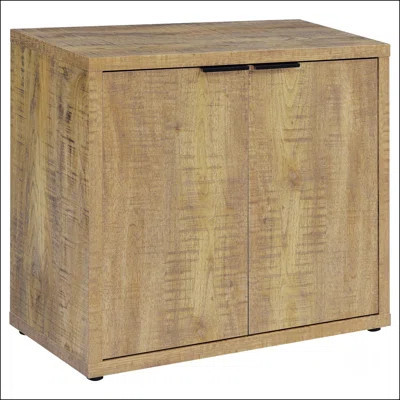 Brown 2-Door Engineered Wood Accent Cabinet | Wayfair North America