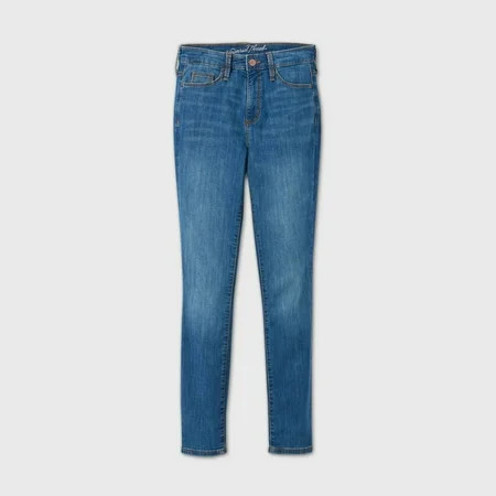 Women s High-Rise Skinny Jeans - Universal Thread Medium Wash 0 Long | Walmart (US)