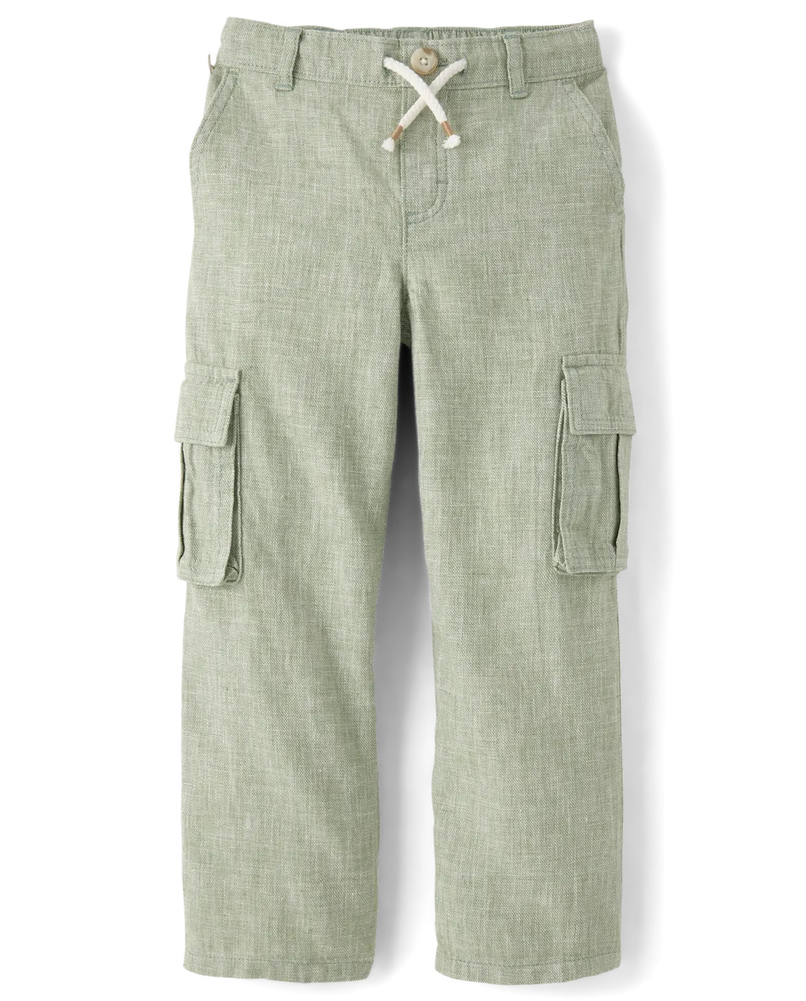 Boys Linen Blend Cargo Pants - Linen Edit - GREEN | Gymboree | Gymboree