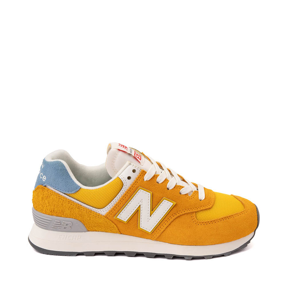Womens New Balance 574 Athletic Shoe - Varsity Gold | Journeys