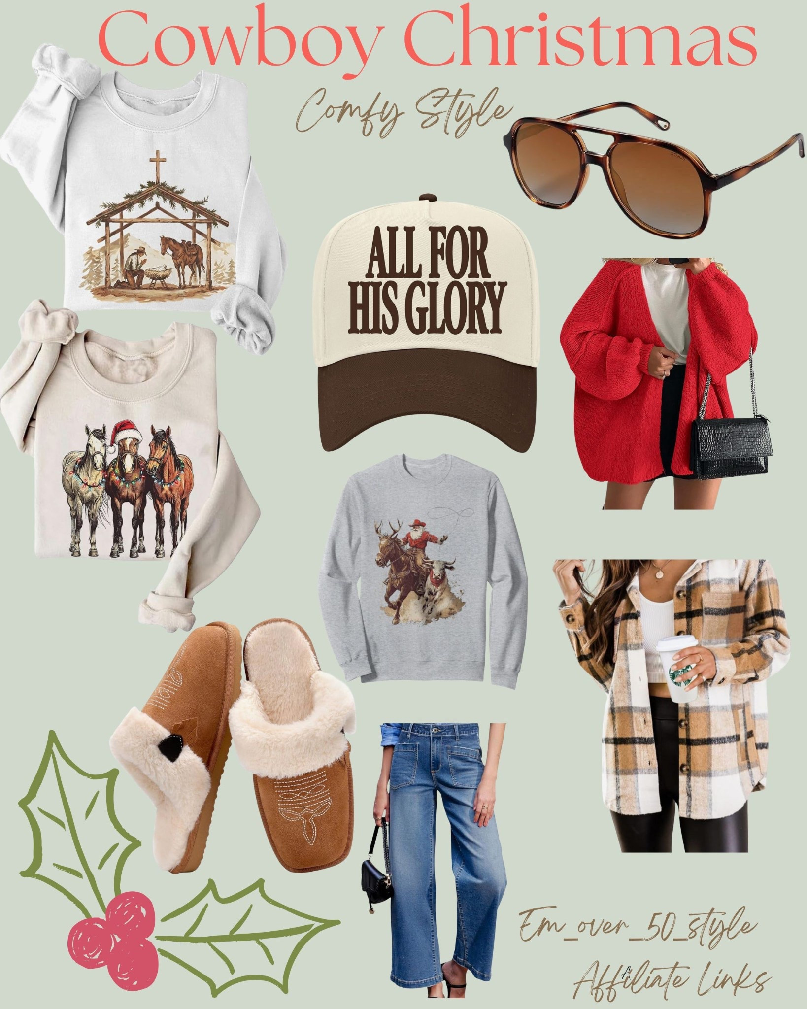 This is all cozy, all western!  All Amazon!  Nothing like comfort during the busy holiday season!!!

#LTKGiftGuide #LTKHoliday #LTKFindsUnder50