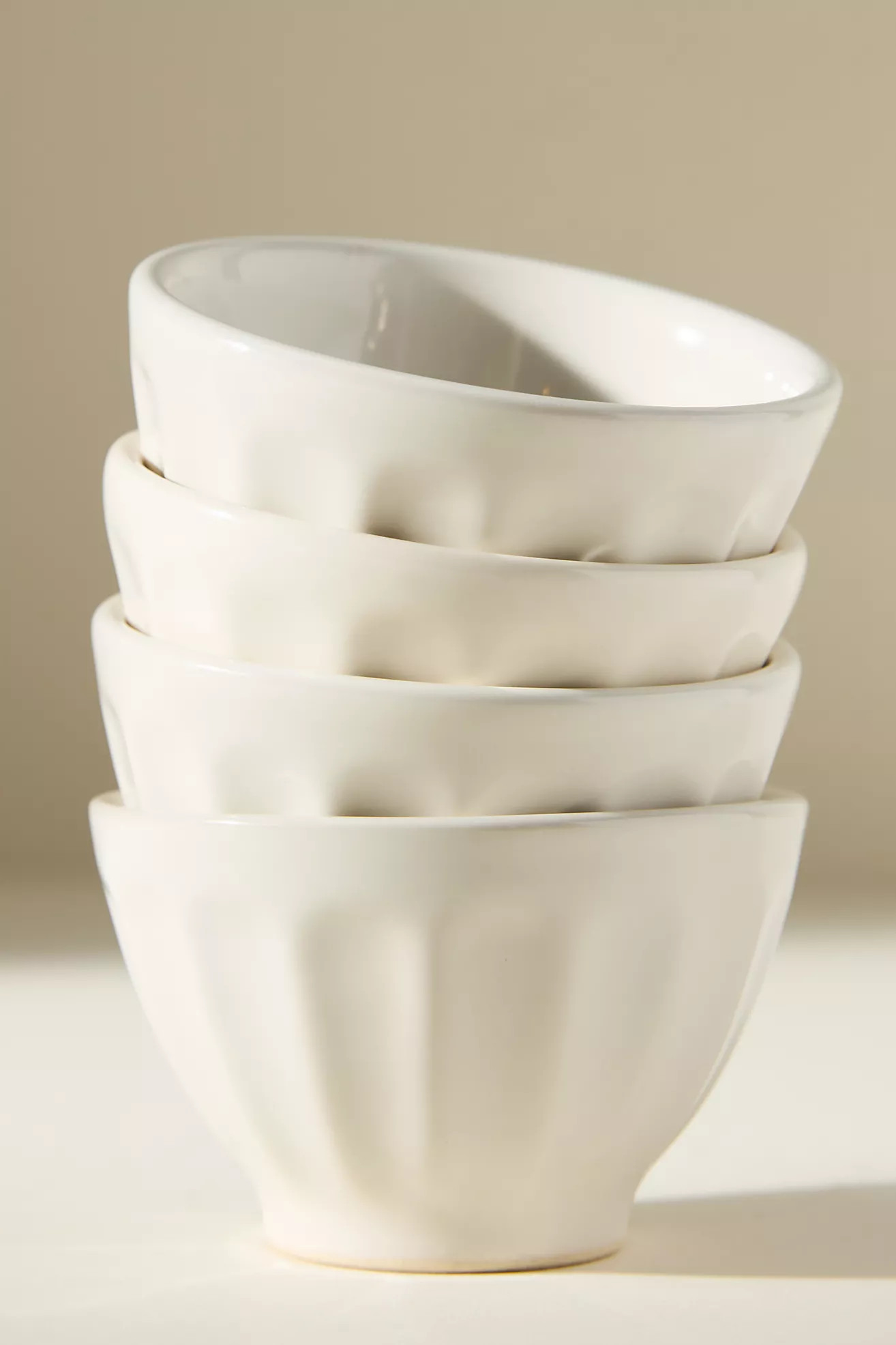 The Latte Stoneware Nut Bowls, Set of 4: Amelie Edition | Anthropologie (US)