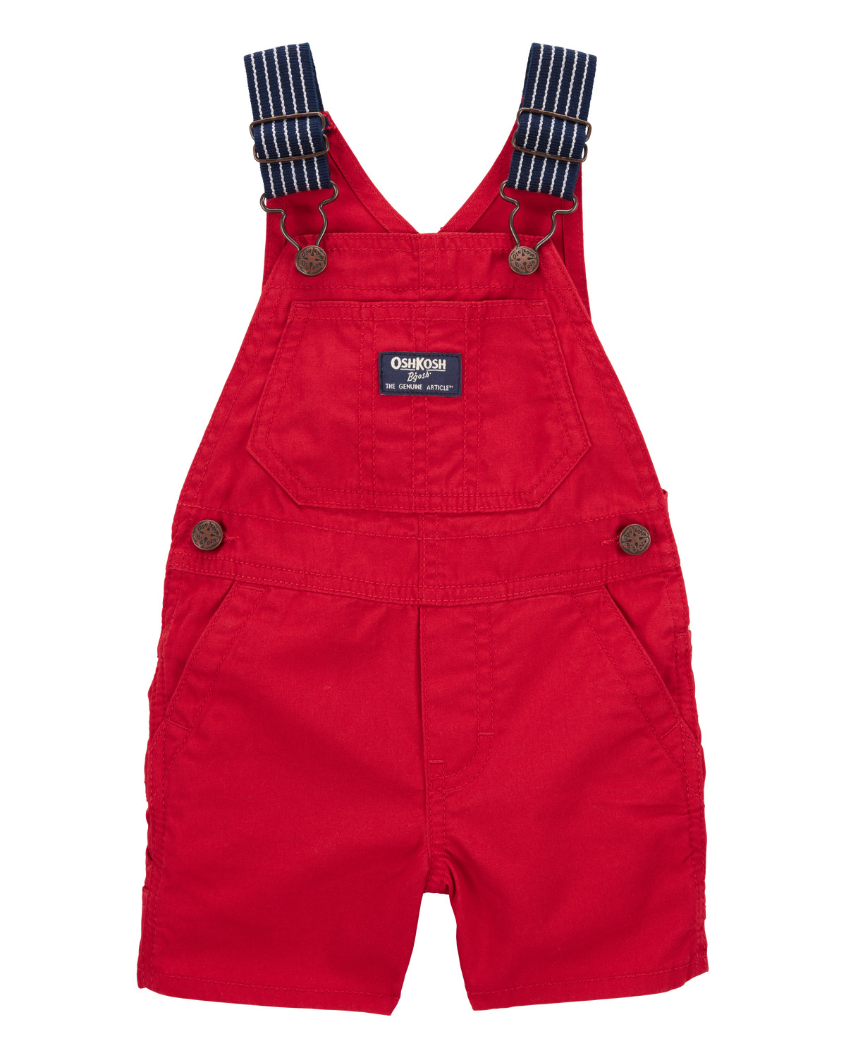 Baby Woven Shortalls - Red - OshKosh | Carter's | Carter's Inc