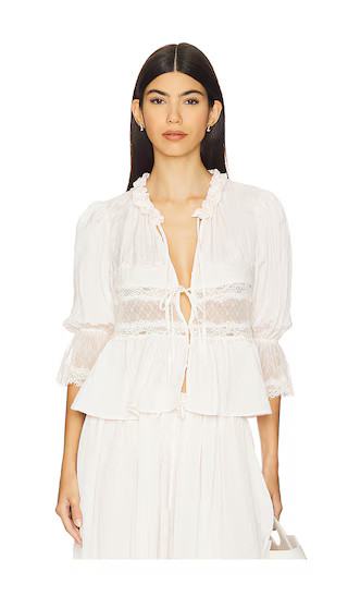 x Intimately FP Forever Young Bed Jacket In White Alyssum | Revolve Clothing (Global)