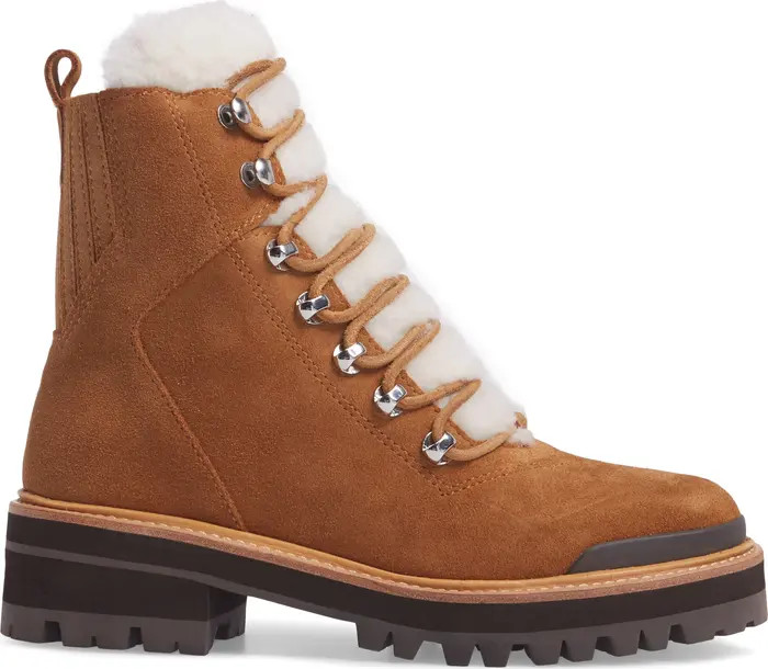 Izzie Genuine Shearling Lug Sole Boot (Women) | Nordstrom Rack