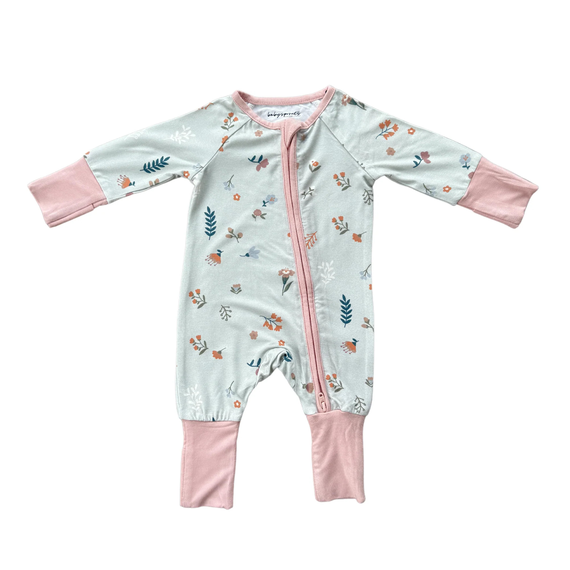 Long Sleeve Zip Romper for Babies - Cozy and Convenient | Babysprouts & Company