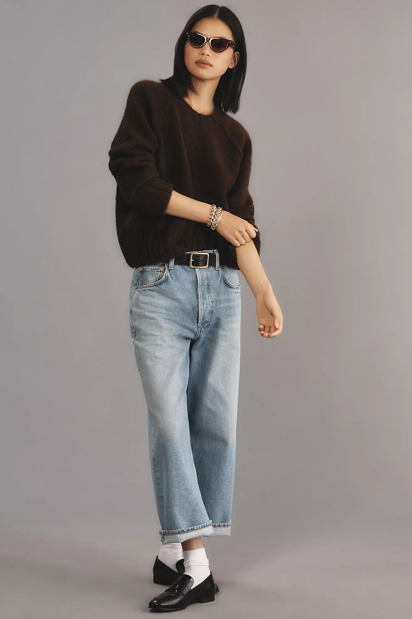 The Cline Chunky Crew-Neck Sweater | Anthropologie (US)