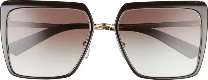 57mm Gradient Square Sunglasses | Nordstrom