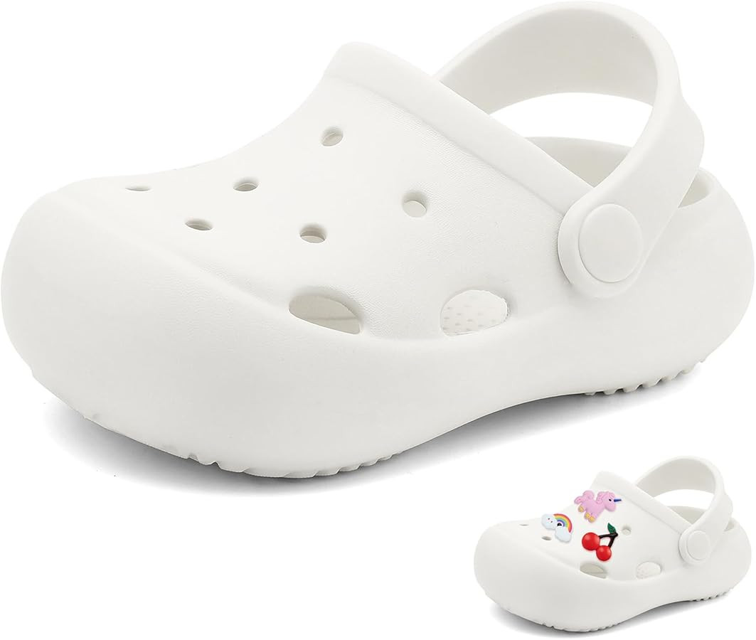 Toddler Classic Clogs Skin-Friendly Comfy Lightweight 丨Boys Girls Slip On Water Shoes | Amazon (US)