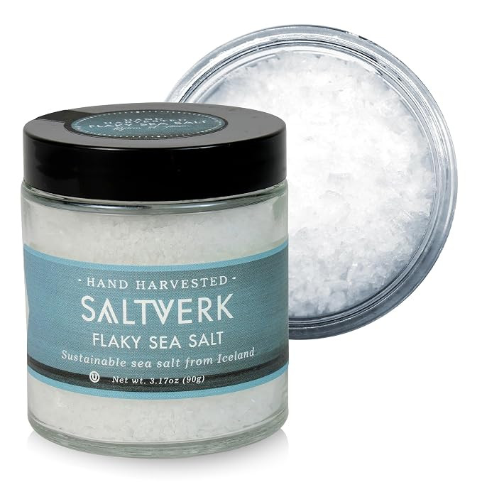 Saltverk Sea Salt - Flaky 3.17 Oz | Gourmet, Icelandic, Hand Harvested and Sustainably Made | Amazon (US)