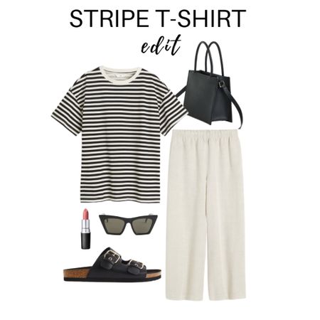 Stripe T-shirt day outfit from H&M

#LTKsalealert #LTKunder100 #LTKSeasonal