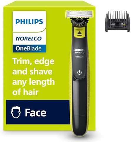 Norelco Philips OneBlade 360 Hybrid Face, Electric Beard Trimmer and Shaver, with 360 Blade Techn... | Amazon (US)