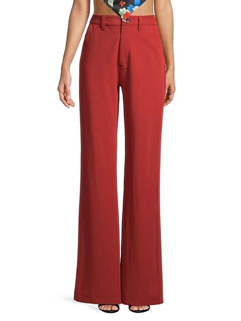 Classic Wide-Leg Trousers | Saks Fifth Avenue OFF 5TH