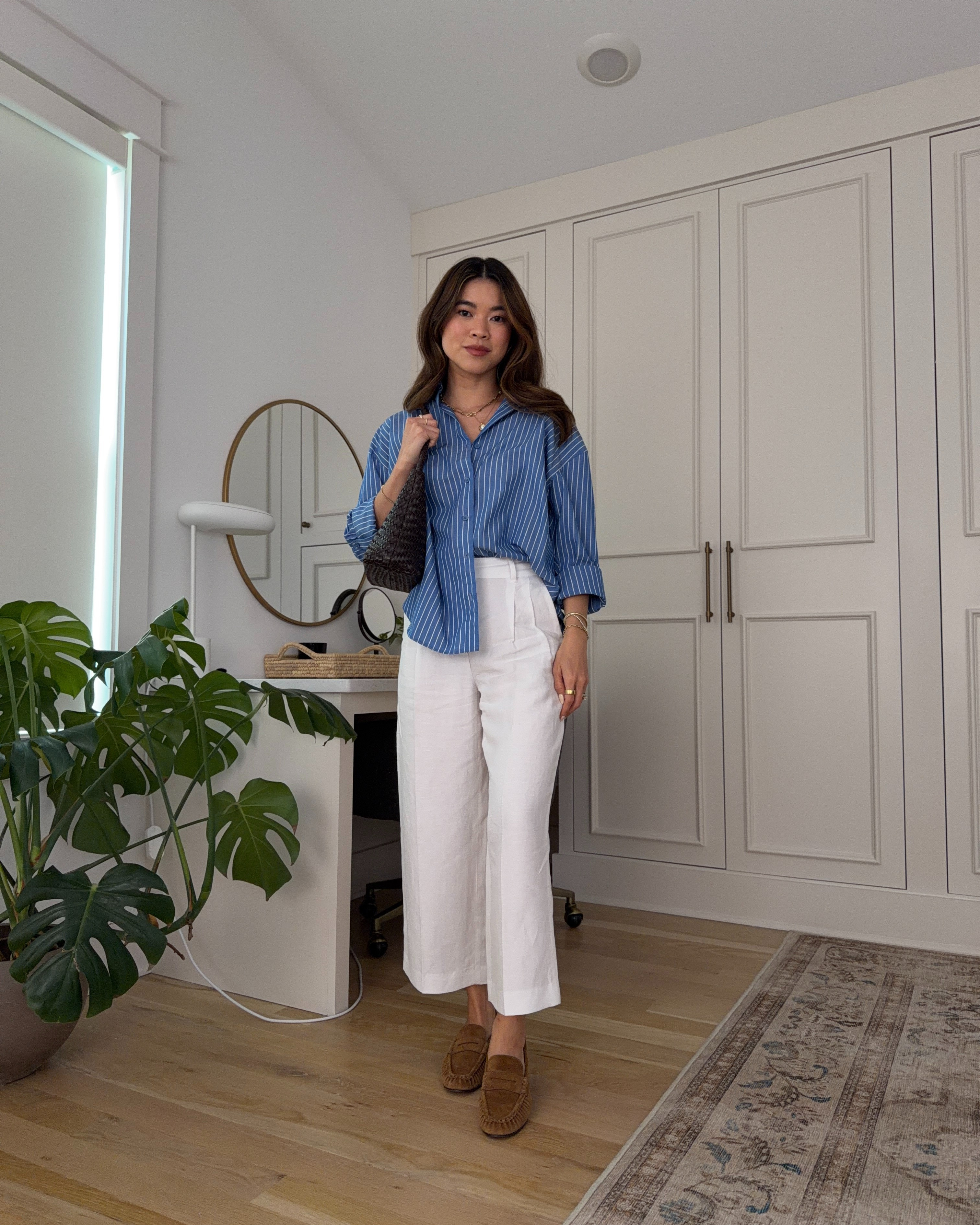 Sizing info: 
•Top size XS
•Pants size 0 short in white linen 

petite fashion, get dressed with me, outfit inspiration, ootd, nashville outfit, Nashville influencer, petite style, vacation style, casual outfits, mom style, petite pants, spring outfits, spring outfit info, spring pants, spring outfit idea, spring top, spring bag, spring button up, spring shoes, linen pants 
@Aritzia 
 

#LTKootd #LTKPetite #LTKSeasonal