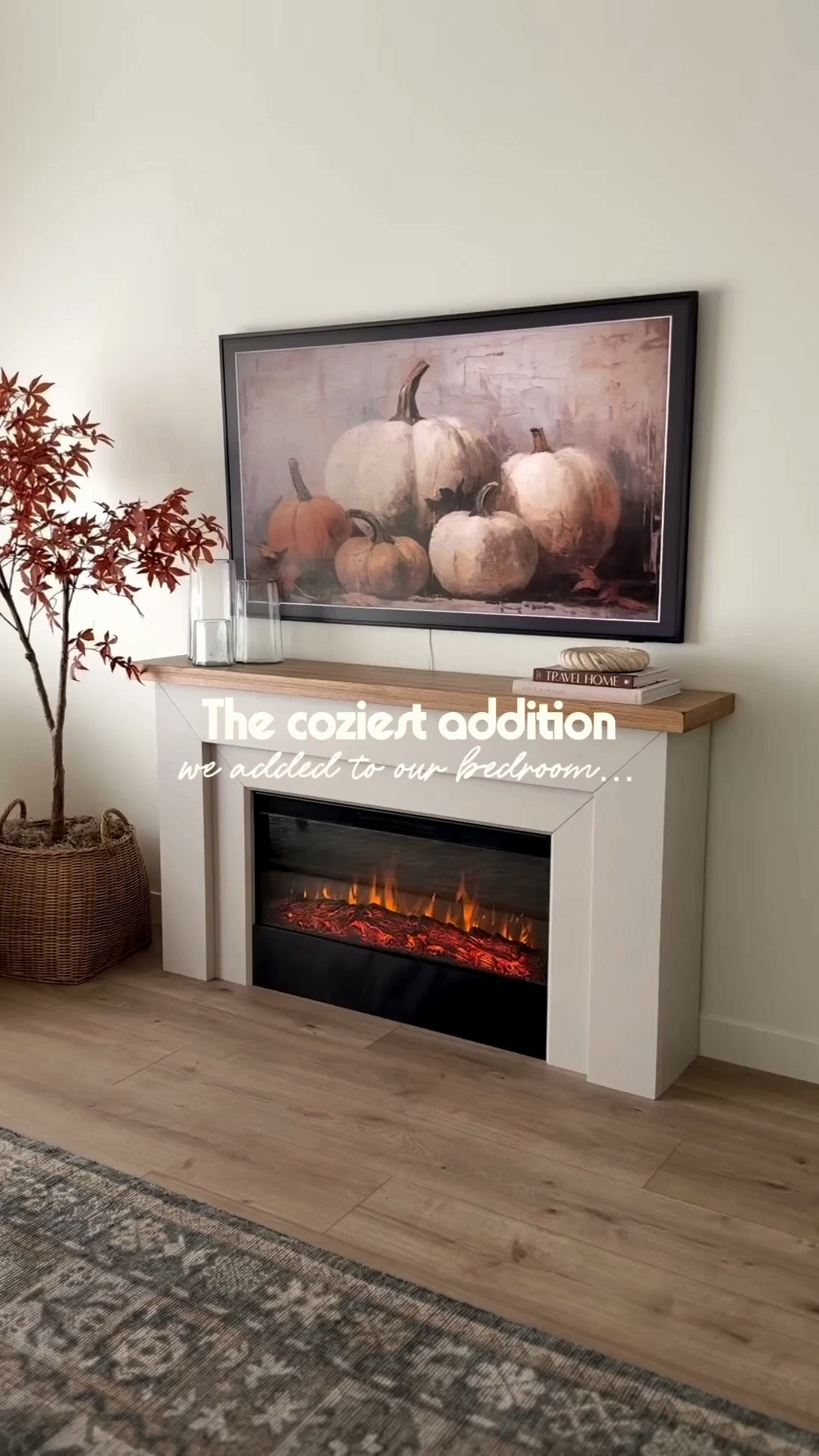 We’ve had this electric fireplace for several years and it’s still my favorite thing we’ve added to our bedroom. It adds instant coziness to any space (perfect size for a living room too). Works like a space heater or you can turn on just the flame for ambiance. Best purchase ever 🙌

#fireplace #diyfireplace #amazonhome

#LTKHome #LTKSaleAlert #LTKSeasonal