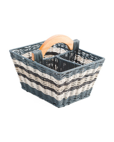 Outdoor Rattique Storage Basket | TJ Maxx