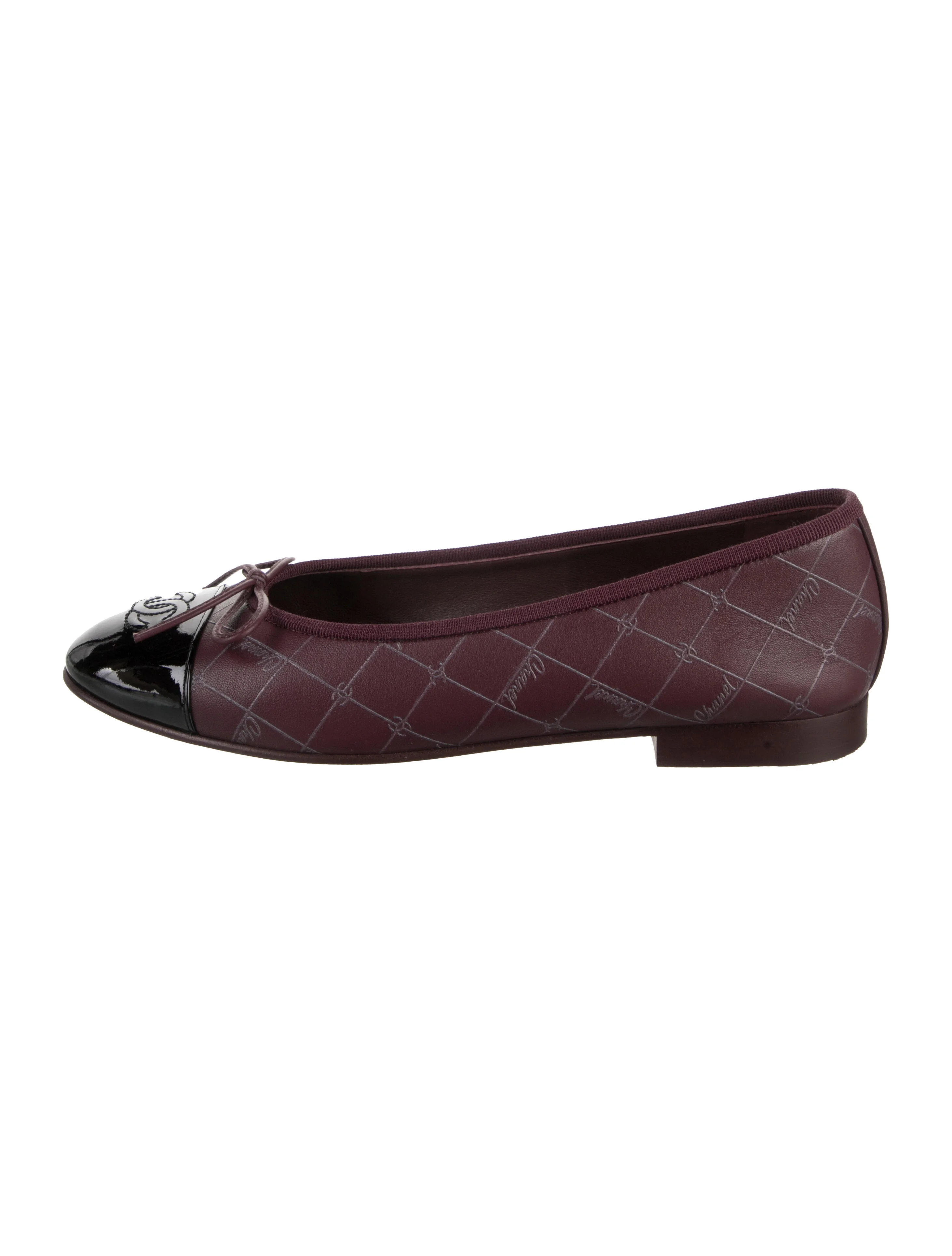 Chanel 2024 Interlocking CC Logo Ballet Flats | The RealReal