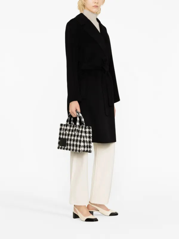 SANDRO Petit Sac Cabas Kasbah En Tweed - Farfetch | Farfetch Global