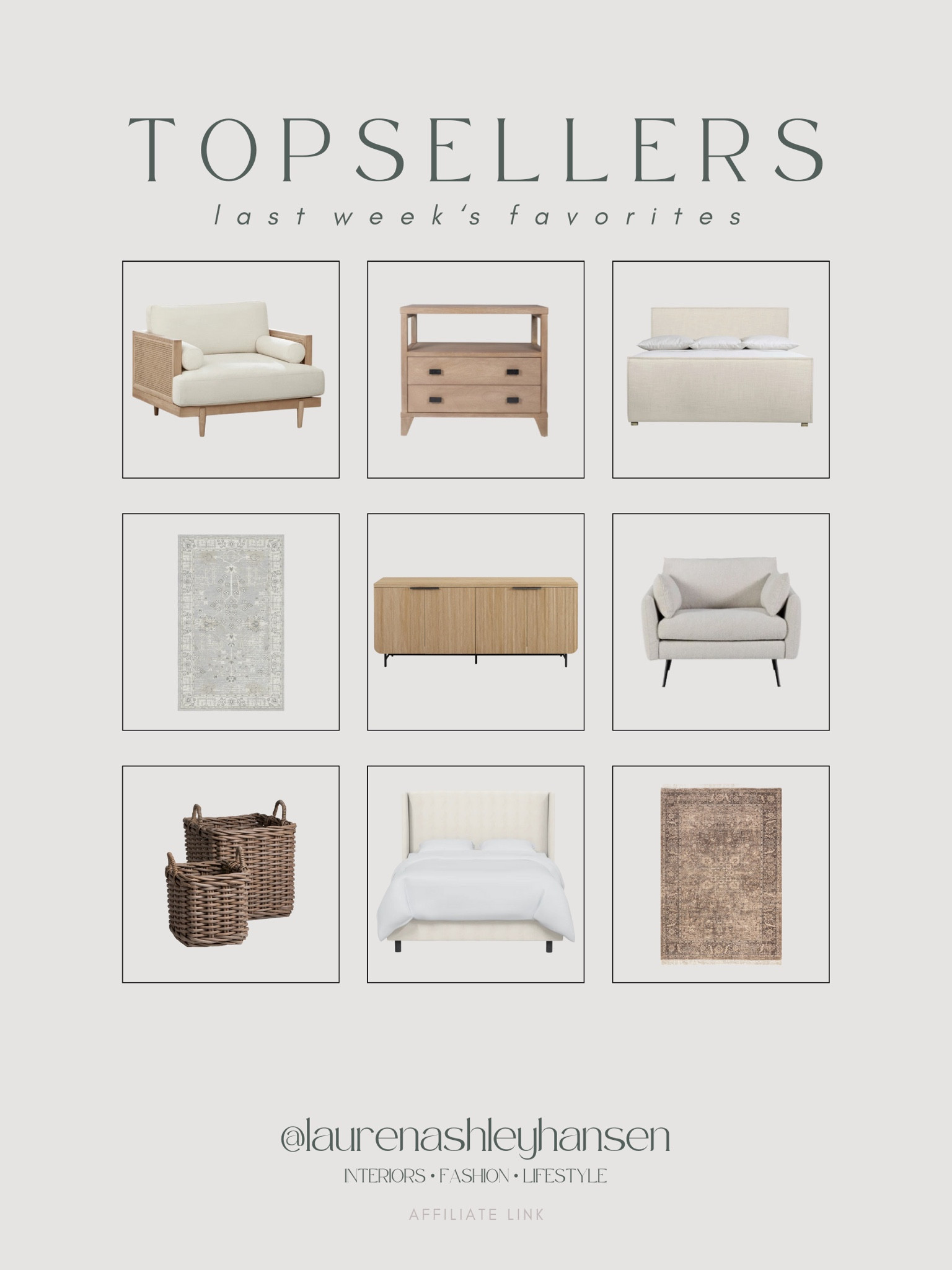 This week’s top sellers! A combination of finds I own and love, and deals I have seen recently that are so good! This came upholstered armchair from Wayfair was the number one seller and so so good!! 

#LTKStyleTip #LTKSaleAlert #LTKHome