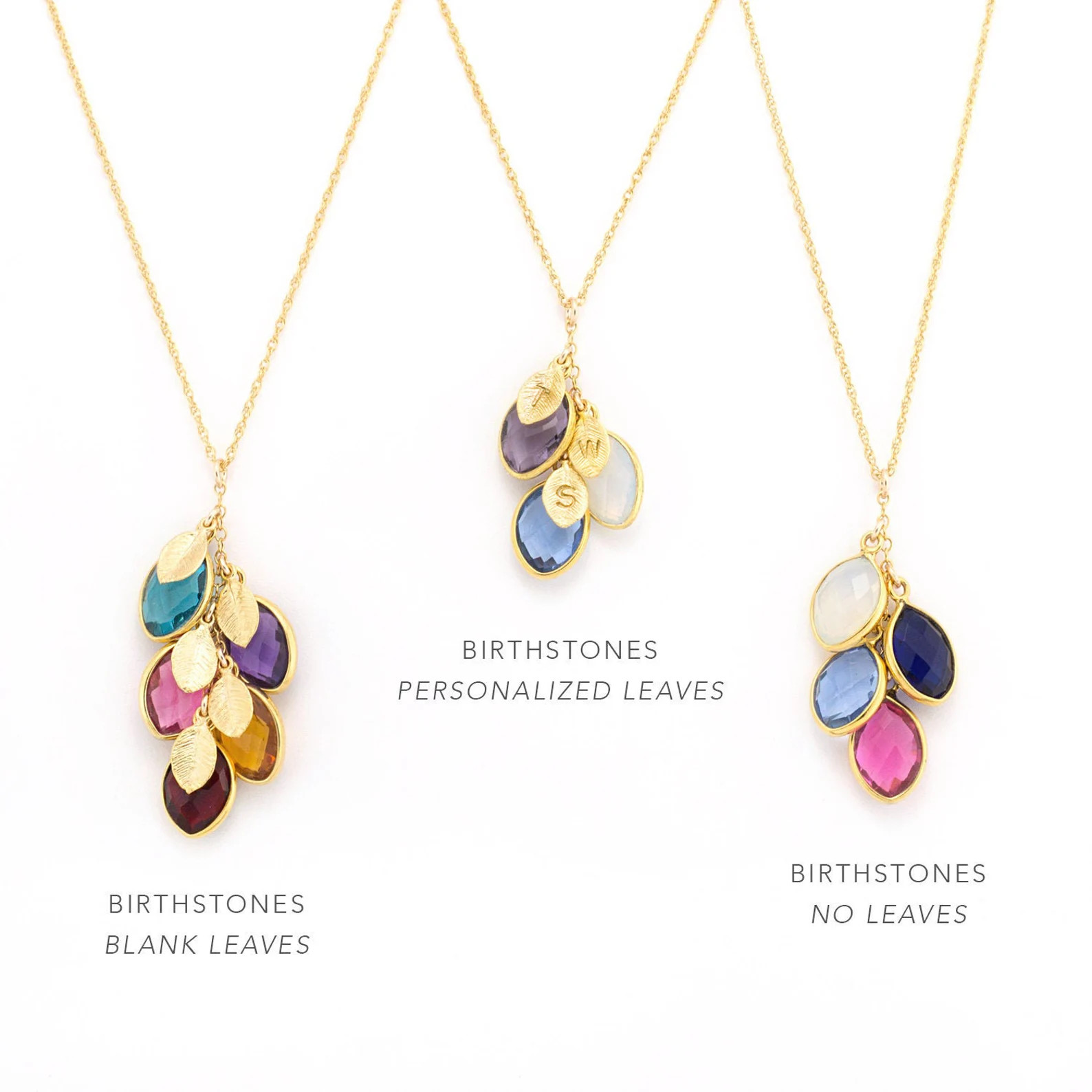 Crystal Birthstone Necklace for Mom, Personalized Family Tree Necklace, Mother's Day Gift, Mom's ... | Etsy (US)