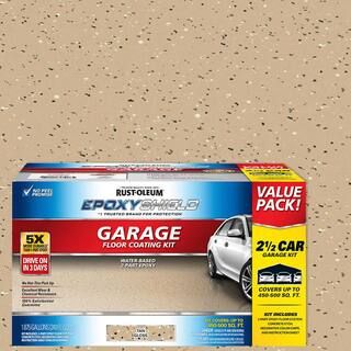 240 oz. Tan High-Gloss 2.5-Car Garage Floor Kit | The Home Depot
