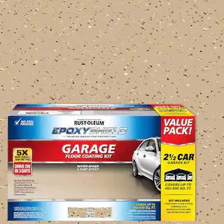 240 oz. Tan High-Gloss 2.5-Car Garage Floor Kit | The Home Depot