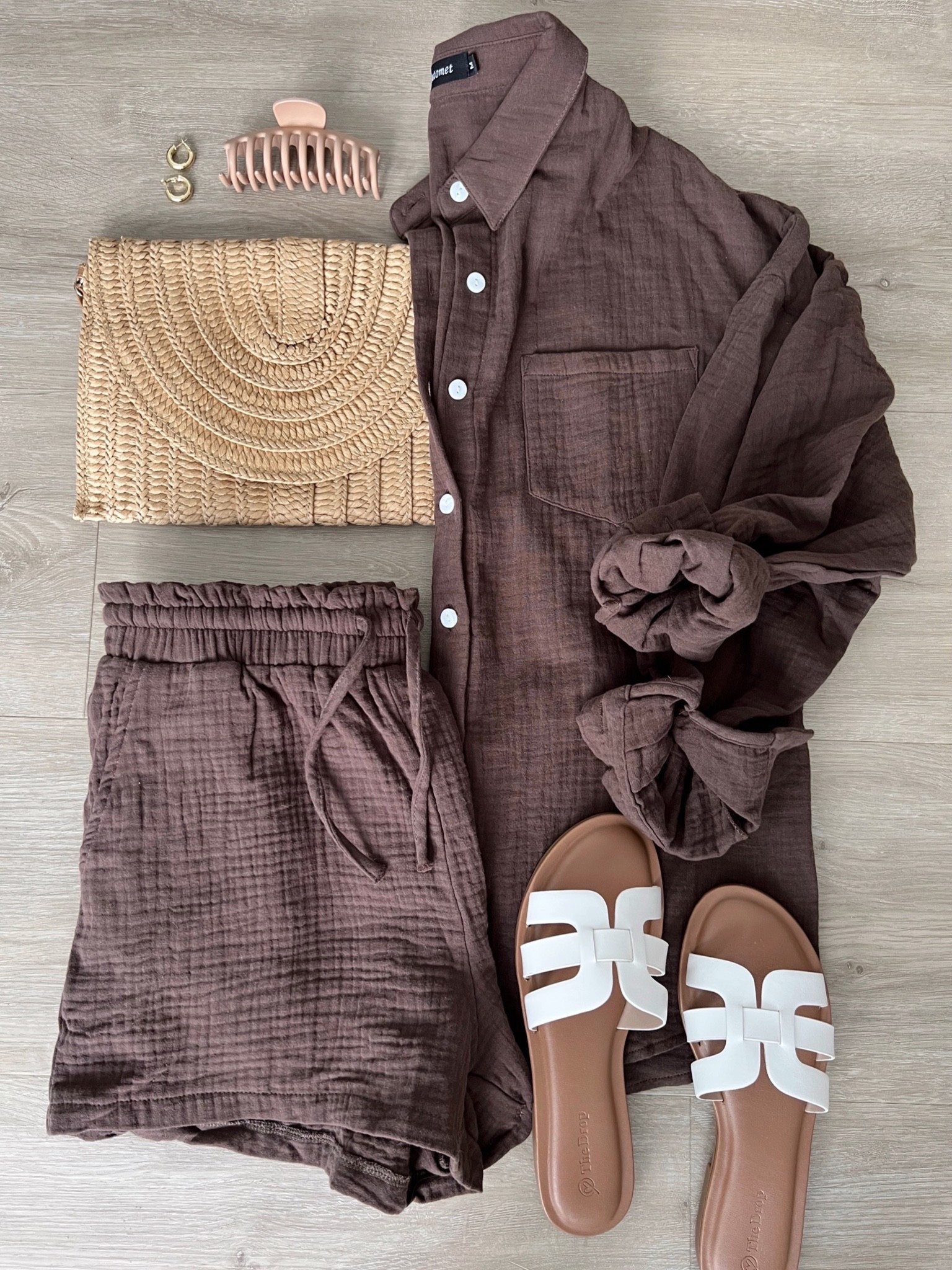 We tried on this outfit, and it's a winner. We love this functional outfit, that looks great too!
It starts with the
AUTOMET 2 Piece Outfits For Women Lounge Sets Pajama Sets Long Sleeve Button Down Oversized Shirts And Shorts Fall Tracksuit,
AUTOMET Women's Oversized 2 Piece Lounge Sets Fall Outfits 2023 Long Sleeve Cozy Casual Pajamas shorts Sweatsuit Sets,
or the. 
MEROKEETY Women's Oversized Batwing Sleeve Lounge Sets Casual Top and Shorts 2 Piece Outfits Sweatsuit.
Add these shoes! Get The Drop Women's Monika Flat H-Band Slide Sandal.
You need a nice bag! Get these Straw Clutch Bags for Women Summer Evening Handbags Bride Wedding Purse Vacation Beach Clutch Handmade Woven Envelope Wallet.

You always need a hair clip. We like these. 
8 Pack 4.3 Inch Large Hair Claw Clips for Women Thin Thick Curly Hair, Big Matte Banana Clips,90's Strong Hold jaw clip,Neutral Colors.

We finish with our favorite earrings. Grab these PAVOI 14K Gold Colored Lightweight Chunky Open Hoops | Gold Hoop Earrings for Women.

Amazing Finders finding the best on Amazon and LTK.




#LTKstyletip #LTKFind