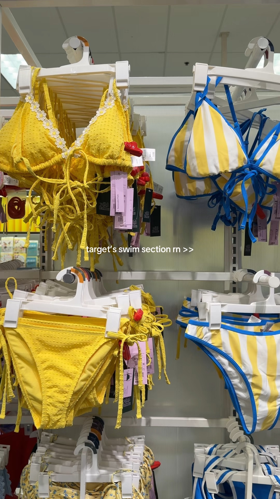 you know summer is coming when @Target’s swim section looks like this 👙🛒 #target #swimwear #targetfinds #swimsuitcheck #targethaul  

#LTKSaleAlert #LTKTravel #LTKSeasonal