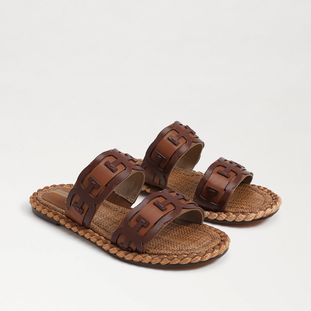 Tatum Double E Logo Slide Sandal | Sam Edelman